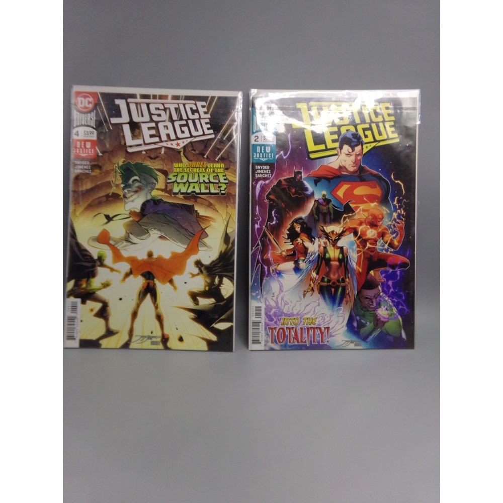 Justice League #1 #2 #3 #4  2018 DC‎ Comics Snyder Bagged - Picture 2 of 3